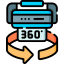 360 degrees ícone 64x64