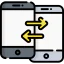 Data transfer icon 64x64