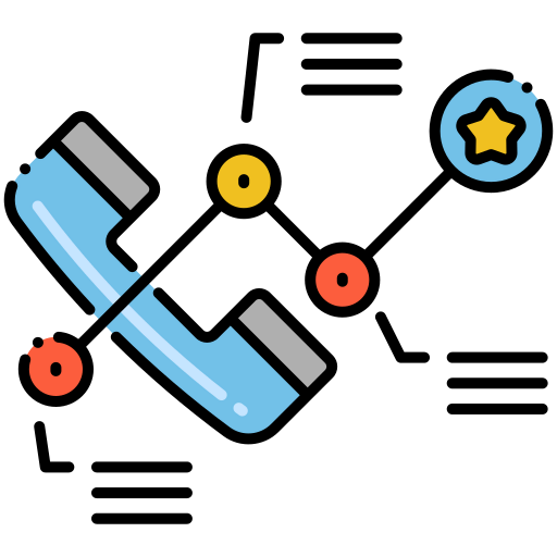 Mobile analytics icon