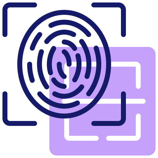 Fingerprint scan 图标