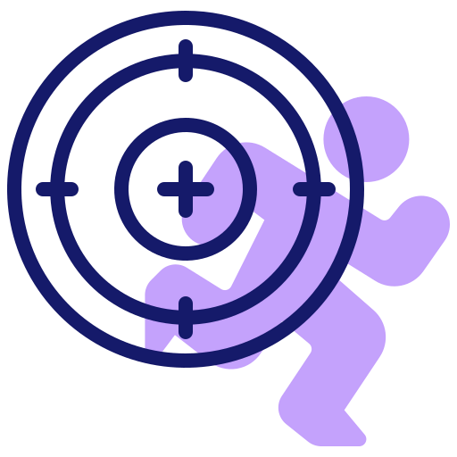 Shooting target icône