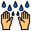 Washing hands biểu tượng 64x64