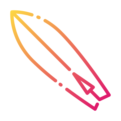 Surf board ícono