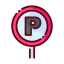 Parking sign icon 64x64
