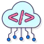 Cloud coding 图标 64x64