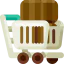 Shopping trolley icône 64x64