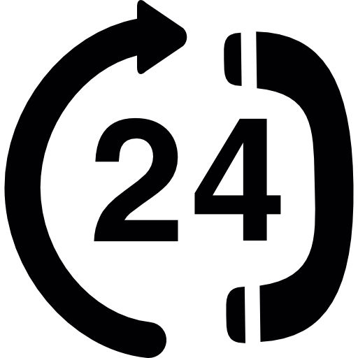24 hour calling service center biểu tượng