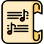 Sheet music icône 64x64