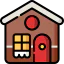 Gingerbread house icône 64x64