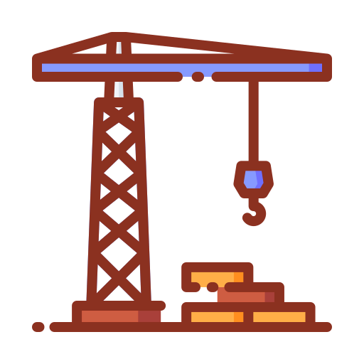 Tower crane icon