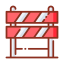 Traffic barrier icon 64x64