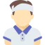 Tennis player icon 64x64