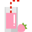 Strawberry juice icon 64x64