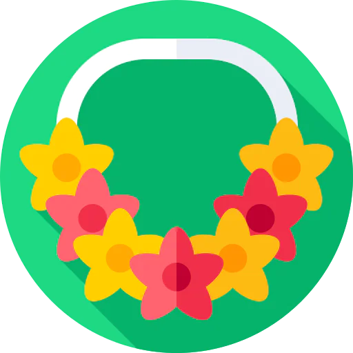 Flower necklace Ikona