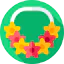 Flower necklace icon 64x64