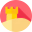 Sand castle icône 64x64