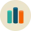 Bar chart icon 64x64