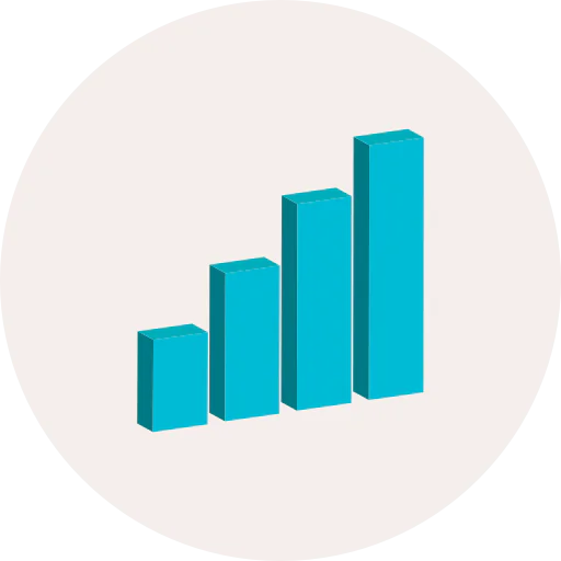 Bar chart ícono