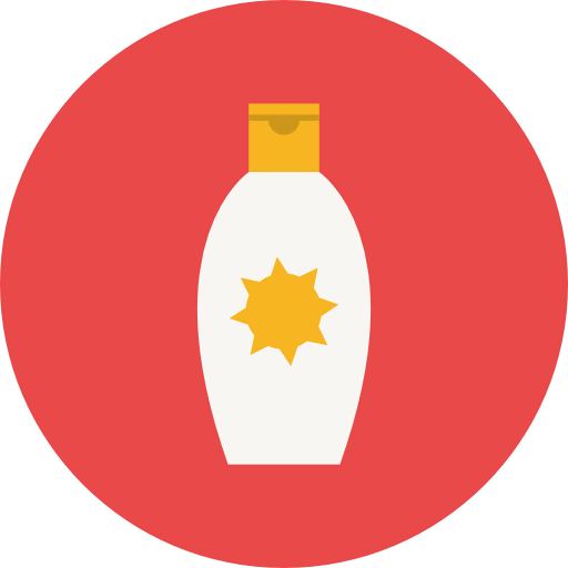 Sun cream icon