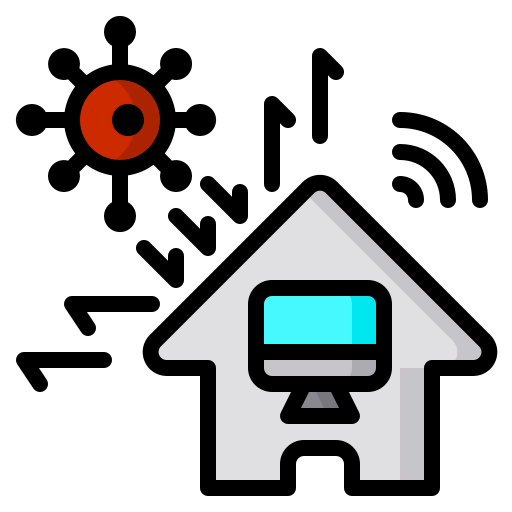 Working at home icon