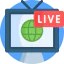 Live broadcast ícone 64x64
