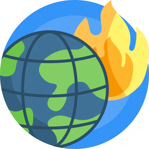 Global warming ícono
