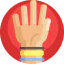 Hand up biểu tượng 64x64