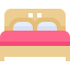 Double bed ícono 64x64