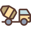 Concrete mixer icon 64x64