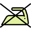 No ironing icon 64x64