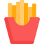 Картофель фри иконка 64x64