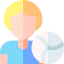 Volleyball player icon 64x64