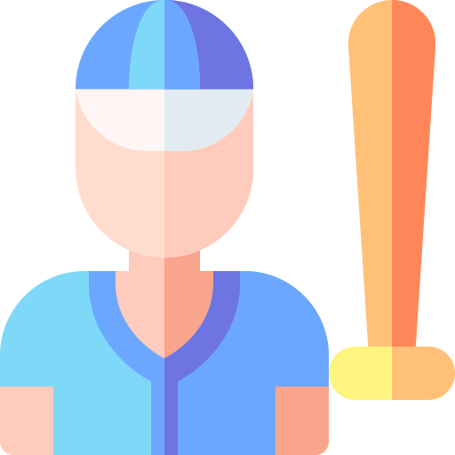 Baseball player icon