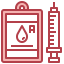 Blood bag icon 64x64