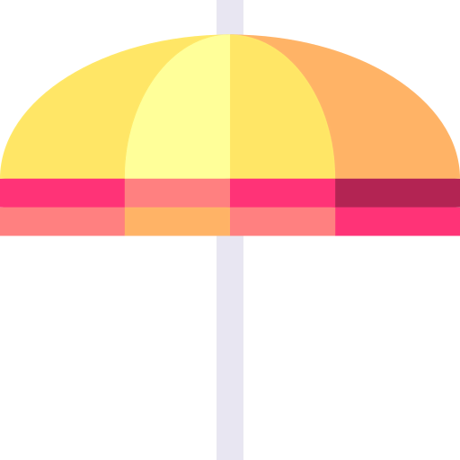 Beach umbrella Ikona
