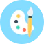 Paint palette icon 64x64