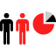 Pie chart icon 64x64