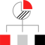 Pie chart icon 64x64