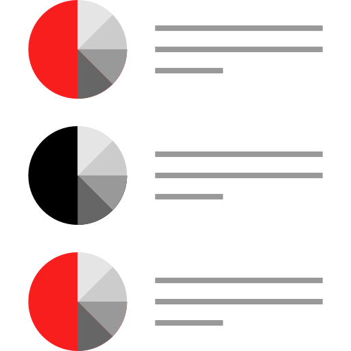 Pie chart 图标