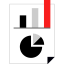 Bar chart icon 64x64