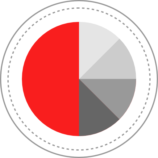 Pie chart 图标