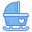 Baby crib icon 64x64