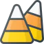 Candy corn icon 64x64