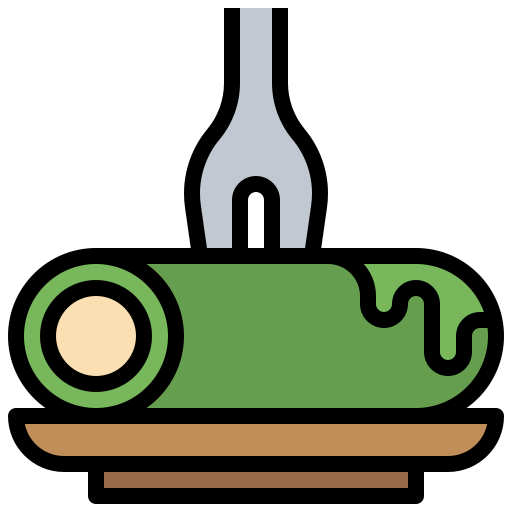 Roll cake icon