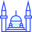 Blue mosque icon 64x64