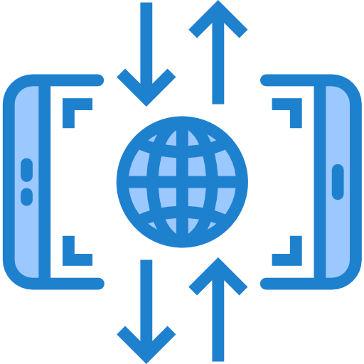 Globe grid ícono