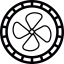 Ventilation symbol icon 64x64