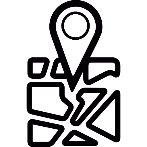 Geolocated place icon