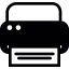 Dark printer icon 64x64