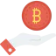 Bitcoin іконка 64x64